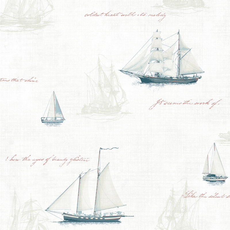 Niels 33' L x 20.5" W Wallpaper, White