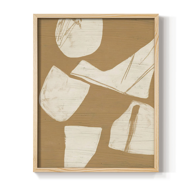 Reproduction encadrée Pciemeal II - bois massif, H 15 po x l 12 po