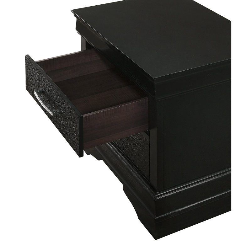Amalia - Nightstand, Black