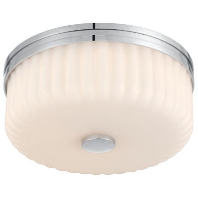 Daniella 3CCT LED Flush Mount - Chrome Finish