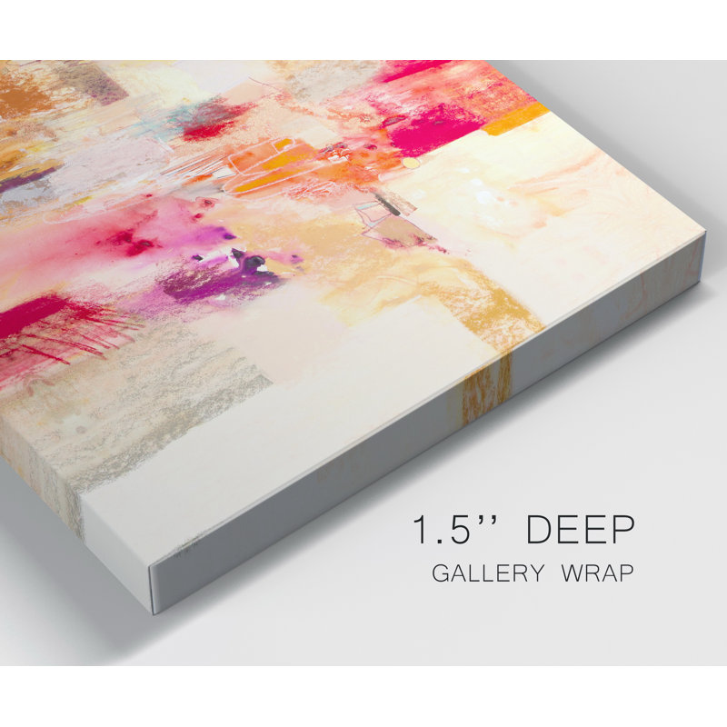 Abstrait II - reproduction sur toile tendue, H 48 po x l 32 po x P 1 po