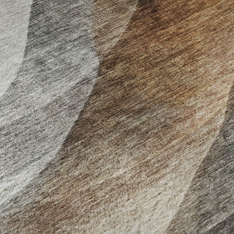 Premium Machine Washable Melvin AMF1176 Swirls Rug, Rectangle 10' x 14'
