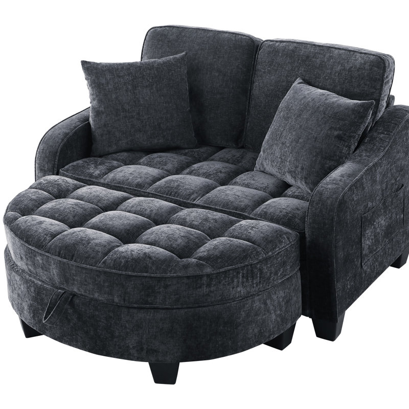 Canapé-lit double, Black