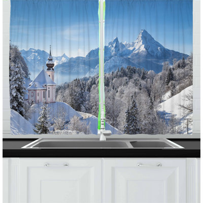 Pointed Kitchen Curtain