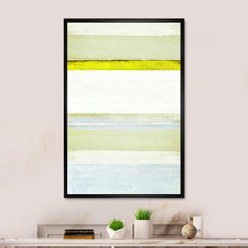 Art moderne gris et bleu II 2FL47741, H 20 po x l 12 po x P 1 po, Noir
