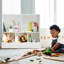 White double-layer five-compartment toy storage cabinet-1793973926
