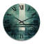 Horloge murale en bois massif Sulema-195746351
