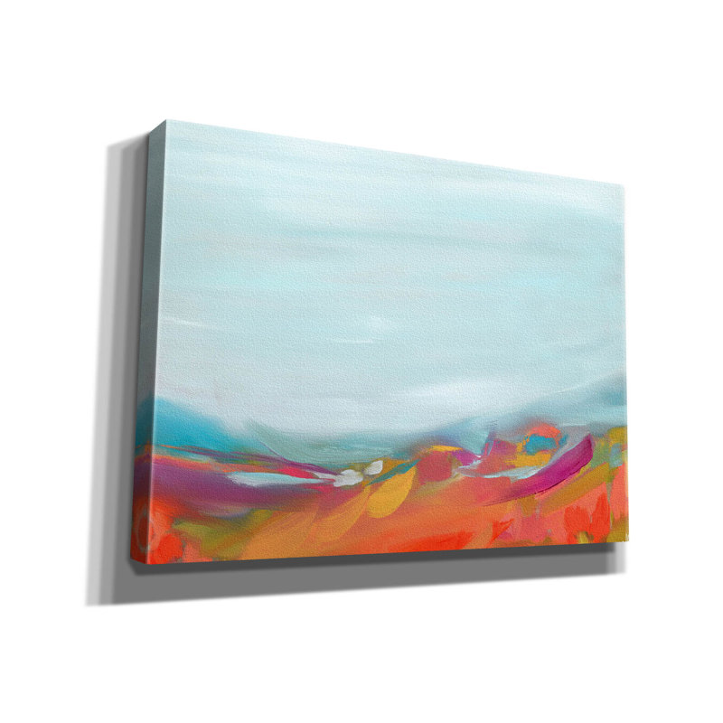 «Aqua Sky» par Jenny Westenhofer, H 40 po x l 54 po x P 1,5 po
