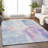 Machine Washable Indoor/Outdoor Xhevrie Sky Rug-1427876461