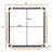 Jakey Accent Wall Mirror in Black/Gold