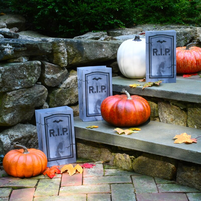 LumaBase Tombstone Plastic Luminaria Bags & Reviews | Wayfair