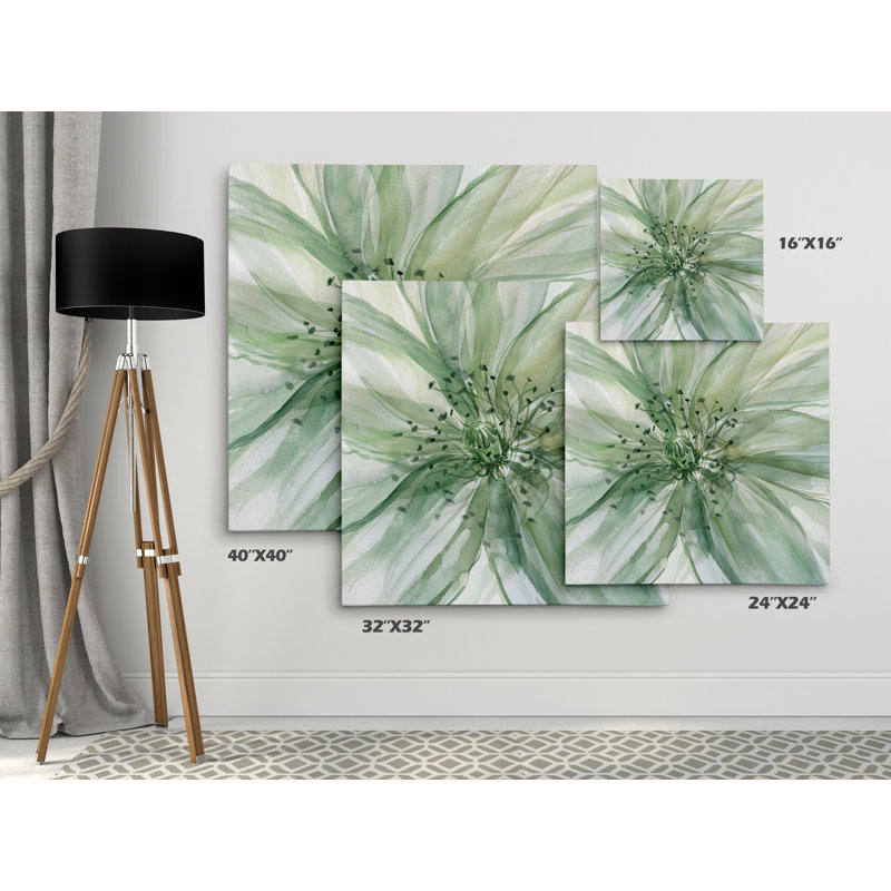Macro sauge II - reproduction d'art, H 32 po x l 32 po x P 1,5 po, Toile tendue, Sans cadre