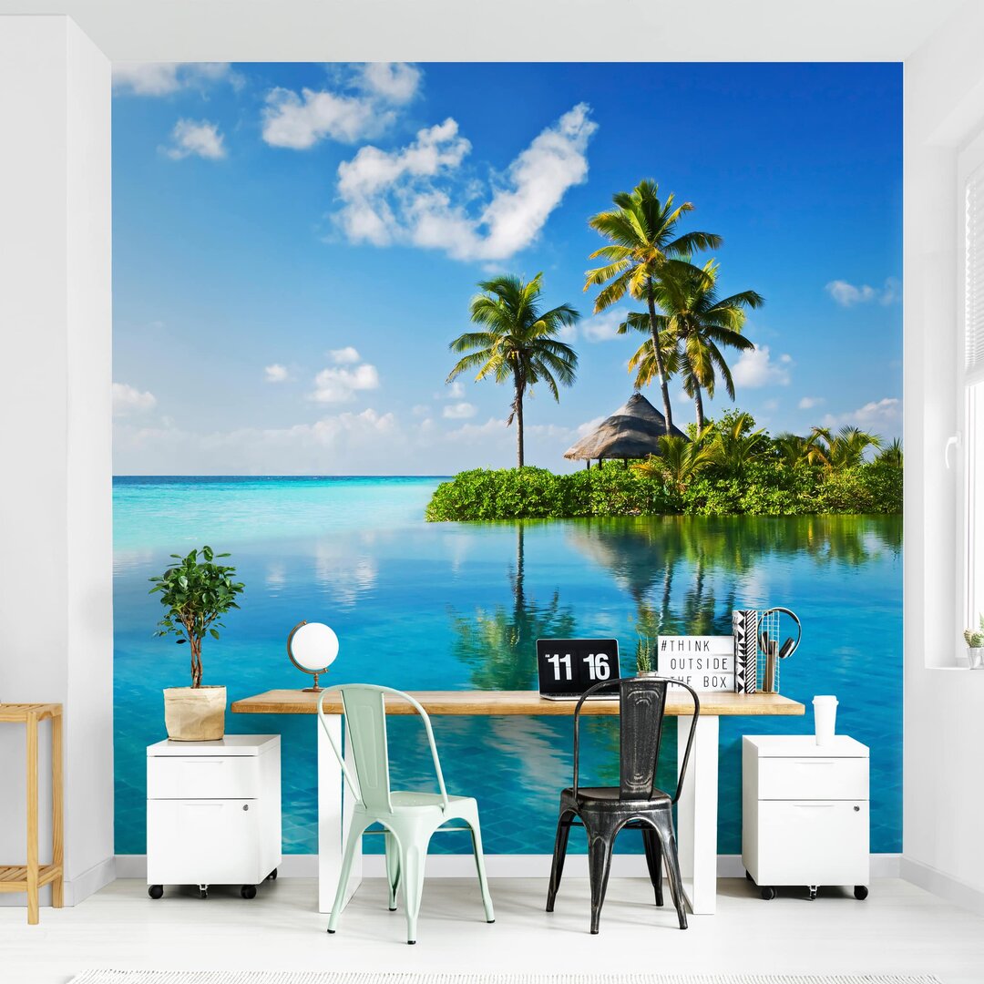 Strukturierte Fototapete Tropical Paradise 3,36 m x 336 cm