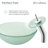 Cascade 16.5 Glass Vessel Sink with Faucet-50687257