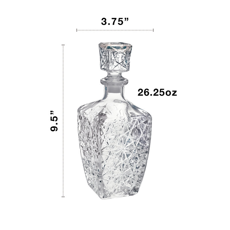 Dedalo 33.75 oz. Whiskey Decanter (1 piece)