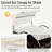 Cadeo 72.83'' Steel Frame Patio Daybed With Cushions,Hidden Side Table-1317121430