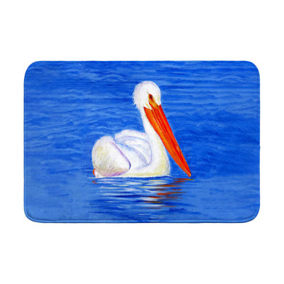Tapis de bain blanc