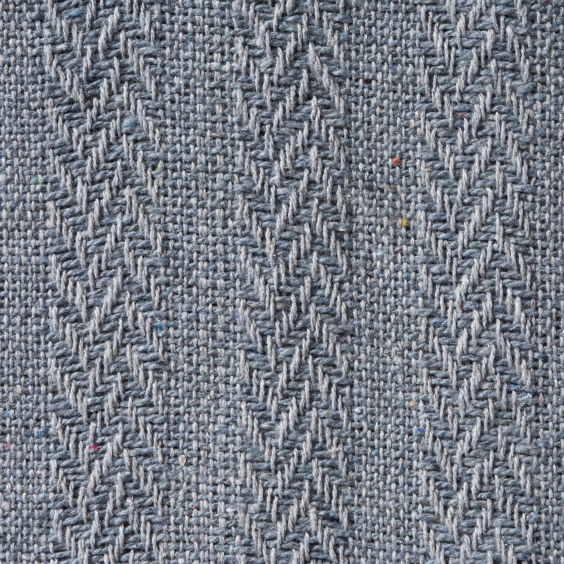 Jeté en coton Dll, Gris