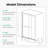 56"-60"W*72" H  Semi-Frameless Double Sliding Shower Door, Bypass Shower Door, 1/4" (6Mm) Thick SGCC Tempered Glass Door,  Chrome-122371890