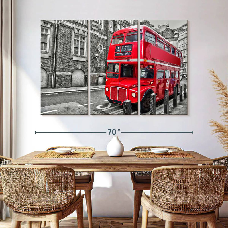 Mehar Pop Double Decker Bus, 42" H x 65" W