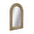 24.2"x36"  Woven Texture Decorative Arched Mirror