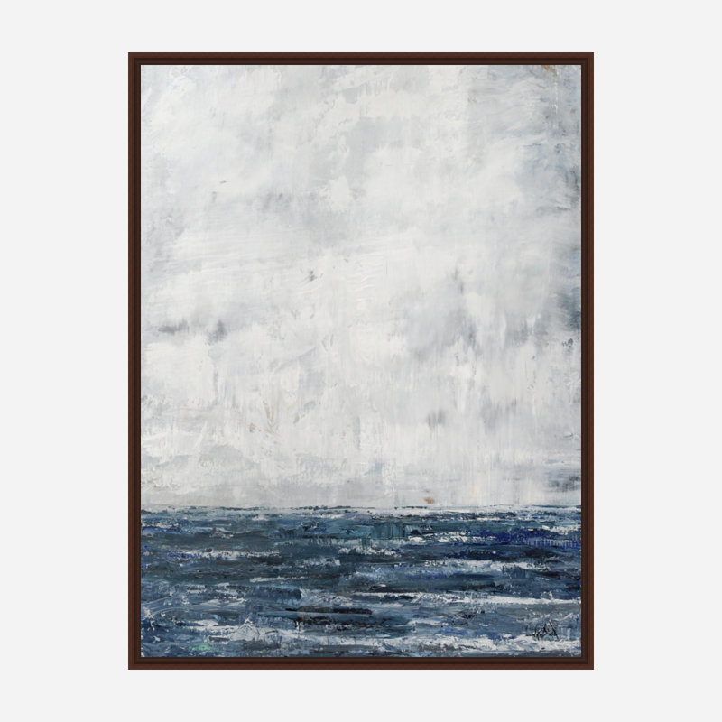 BRIDGEPORT - Unframed Print on Canvas, 61.5" H x 41.5" W x 1.75" D, Brown Framed Canvas