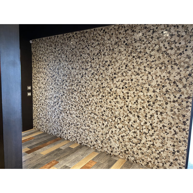Carrelage mosaïque en marbre Bolle, Foncé