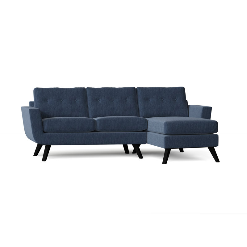 Canapé et chaise Callie, Denim Key, Naturel, Accoudoir à droite (vu de face)