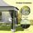 Pop Up Tent,Canopy Tent With Mesh Netting,With Carry Bag,For Garden, Patio-123312071-123312073