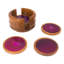 Ensemble de sous-verres 7 pièces Deep Rose