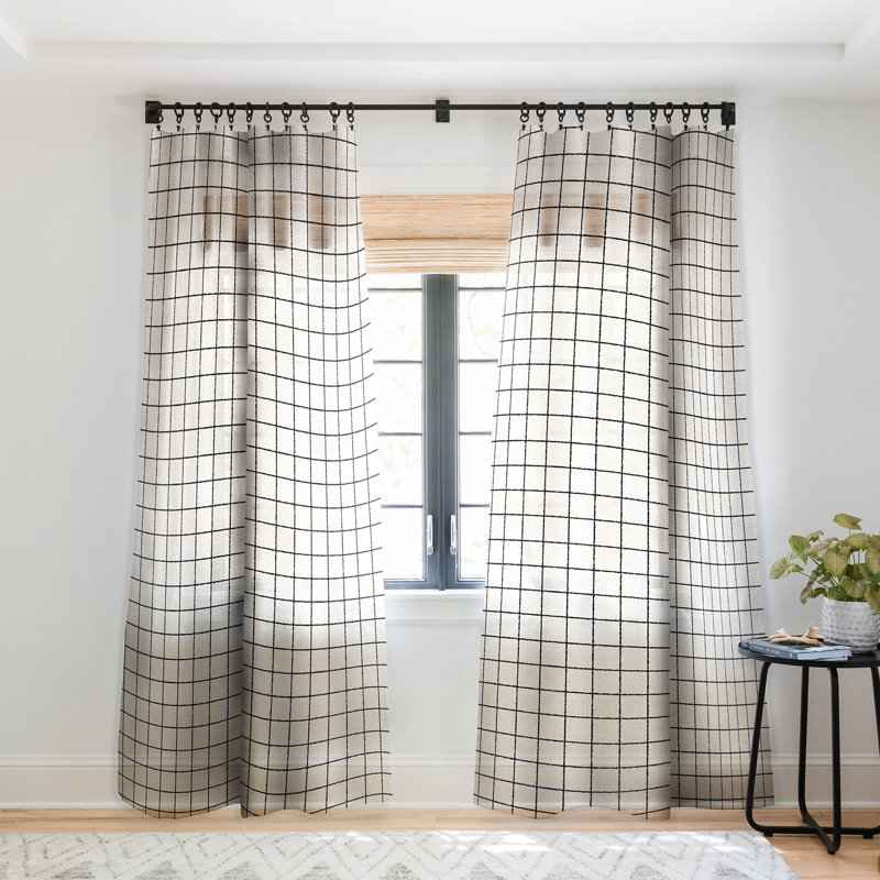 Bryndan Sheer Curtain Pair, 50" W x 63" L