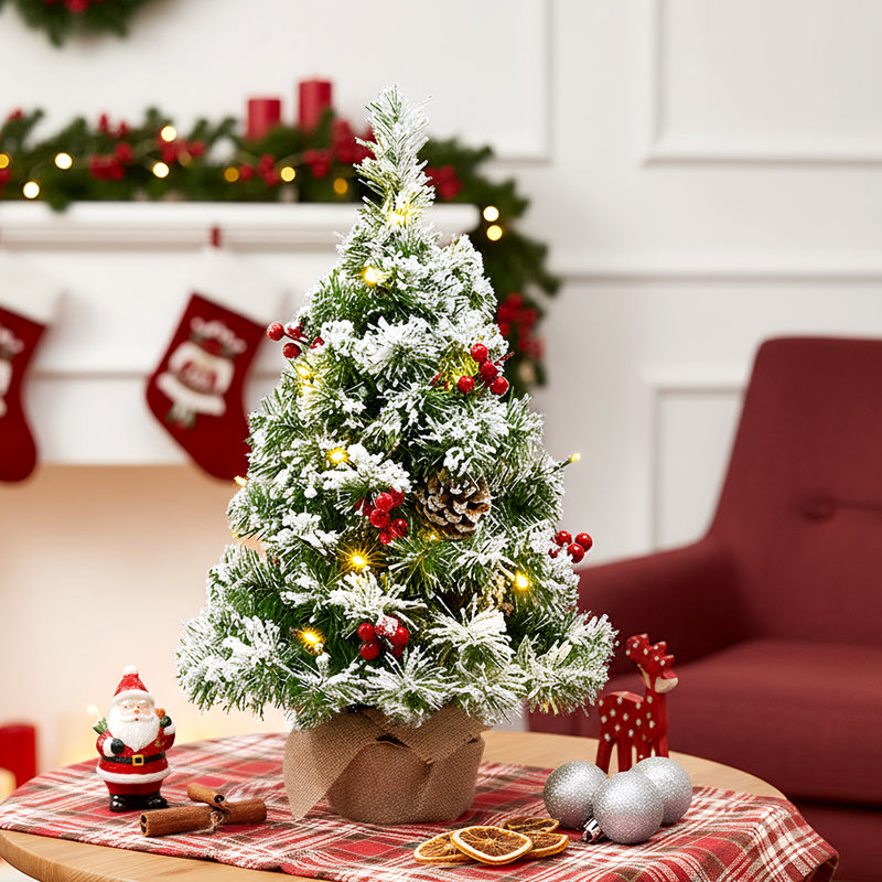 1.38' H Artificial Pine Christmas Tree