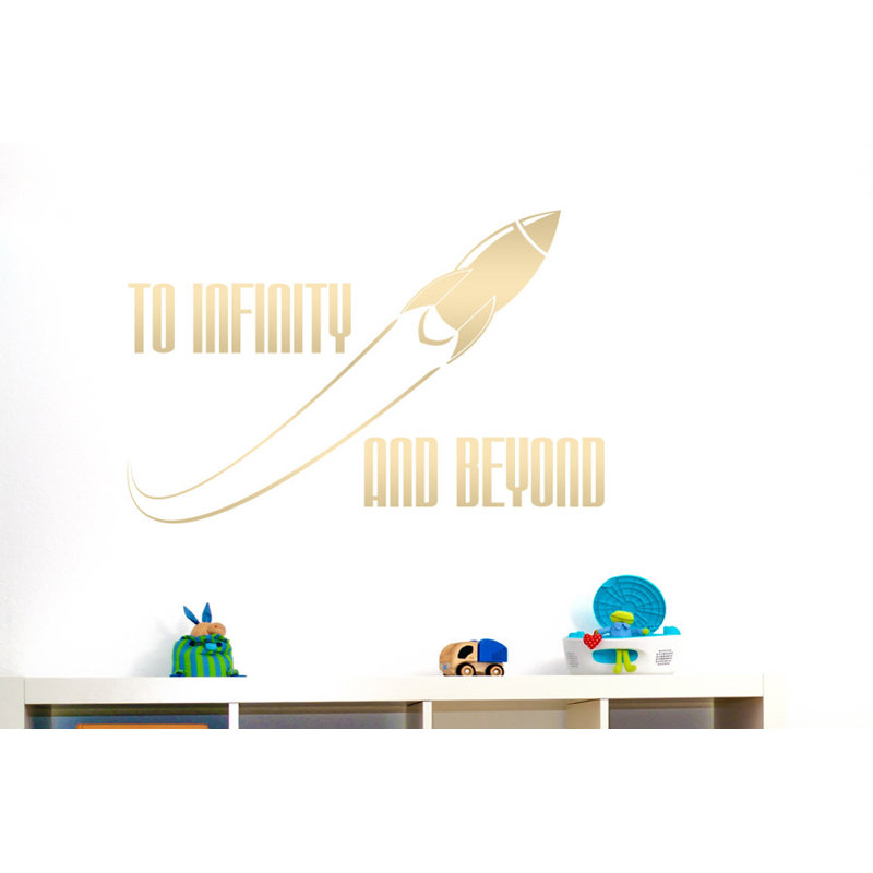 Wall Decal, Shiny Gold, Large