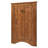 Brown Triangle Storage Cabinet With Adjustable Shelves, High - Quality , Metal Hardware, Falling, Suitable For Pantry And Corridor Brown, Material, Ample Space Snacks Fruits,