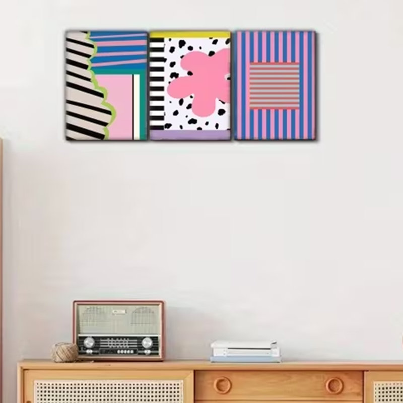 3 Piece Wrapped Canvas Wall Art, 40" H x 90" W