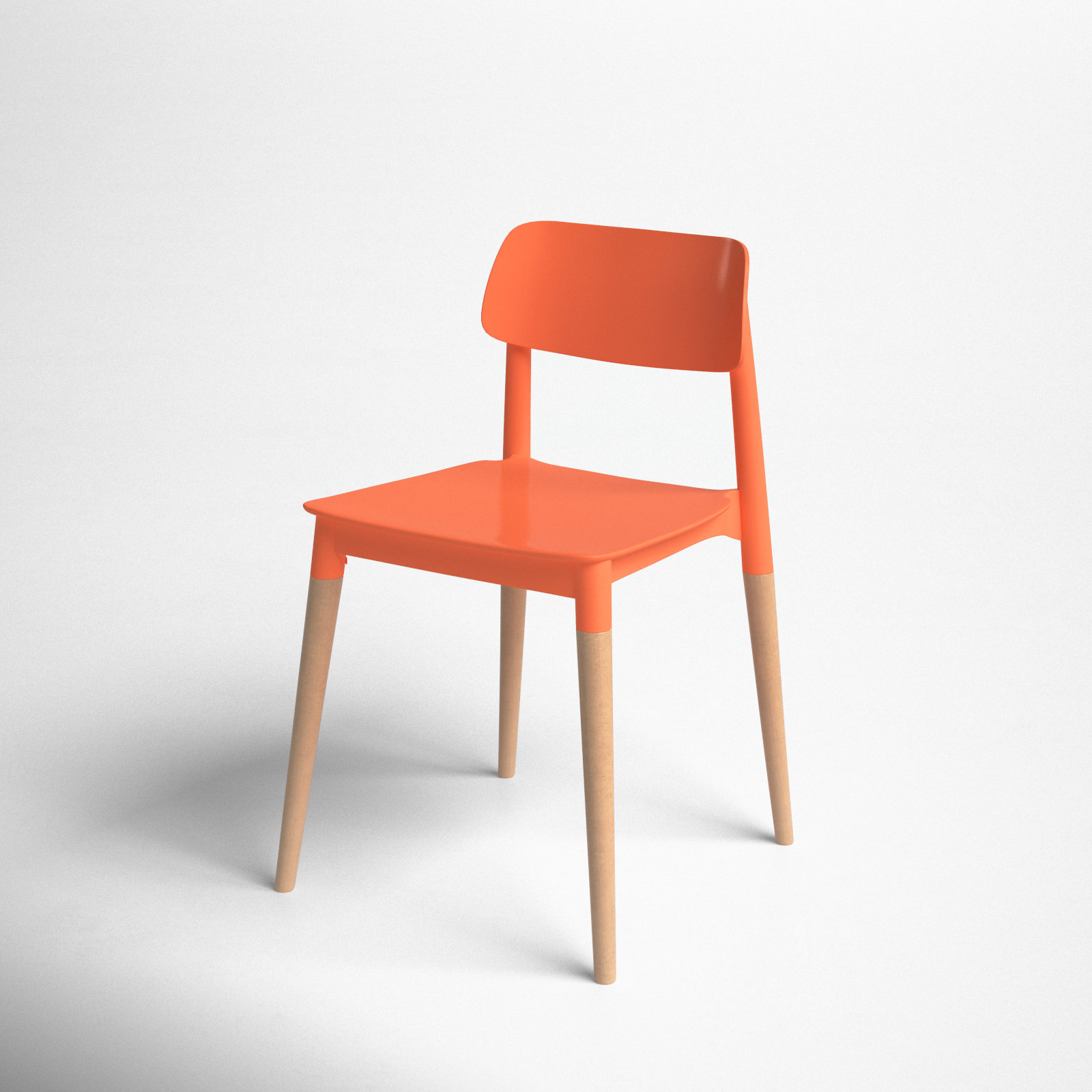 Jago Dining Chair, Orange, 2