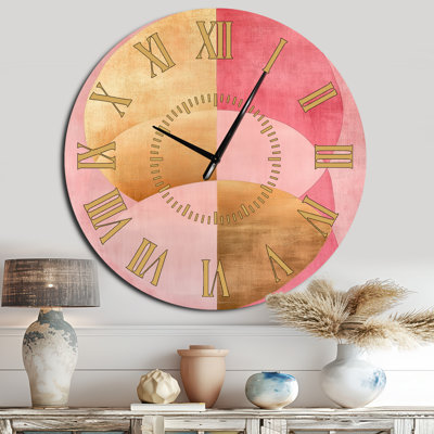 Reding VII - Horloge murale en métal Mid-Century