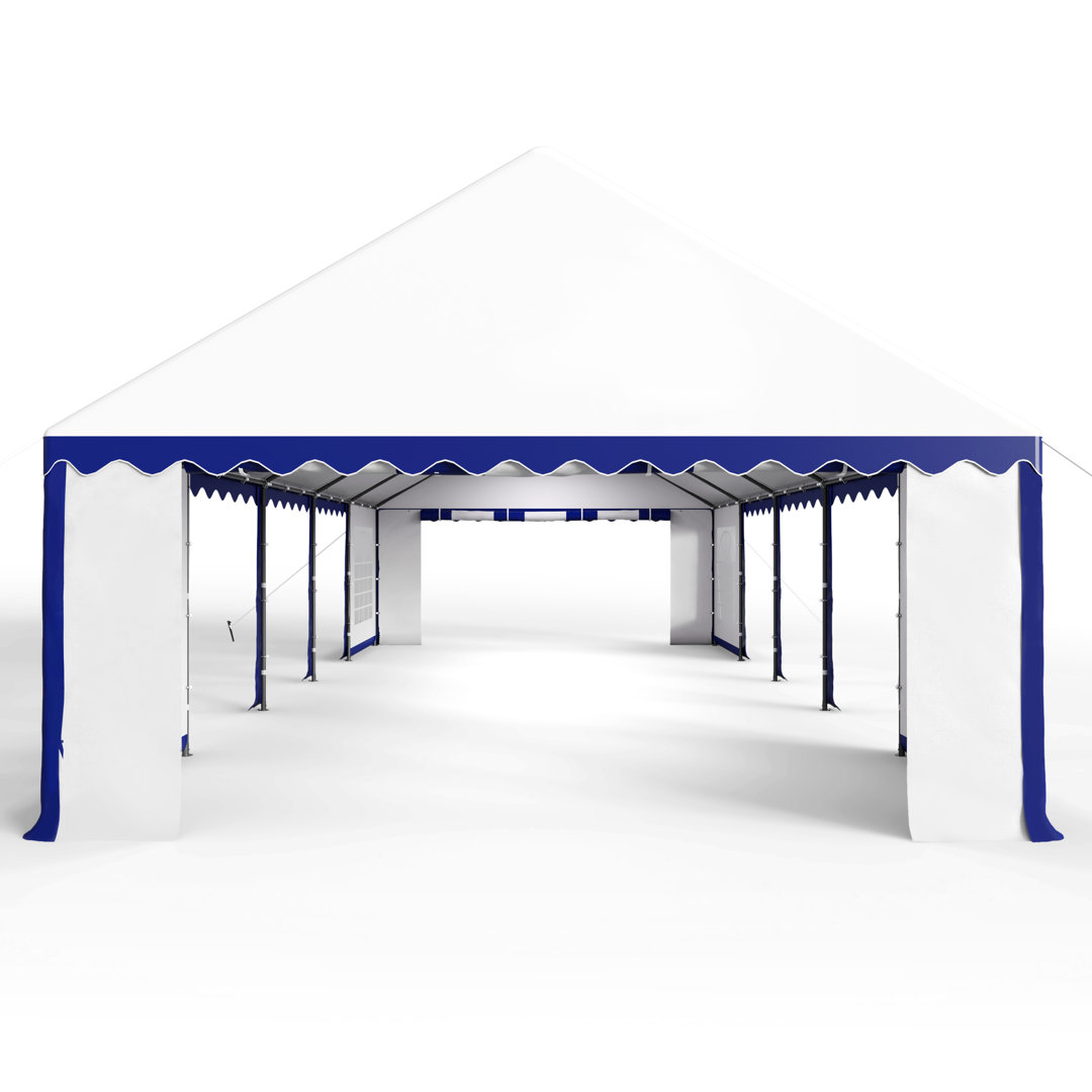 Tamijo 16 Ft. W X 32 Ft. D Canopy Tent With 5 Side Walls Heavy Duty Party Tents For Parties Arlmont & Co. Frame