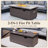 21" H X 51" W Metal Propane Outdoor Fire Pit Table With Cover-49716715