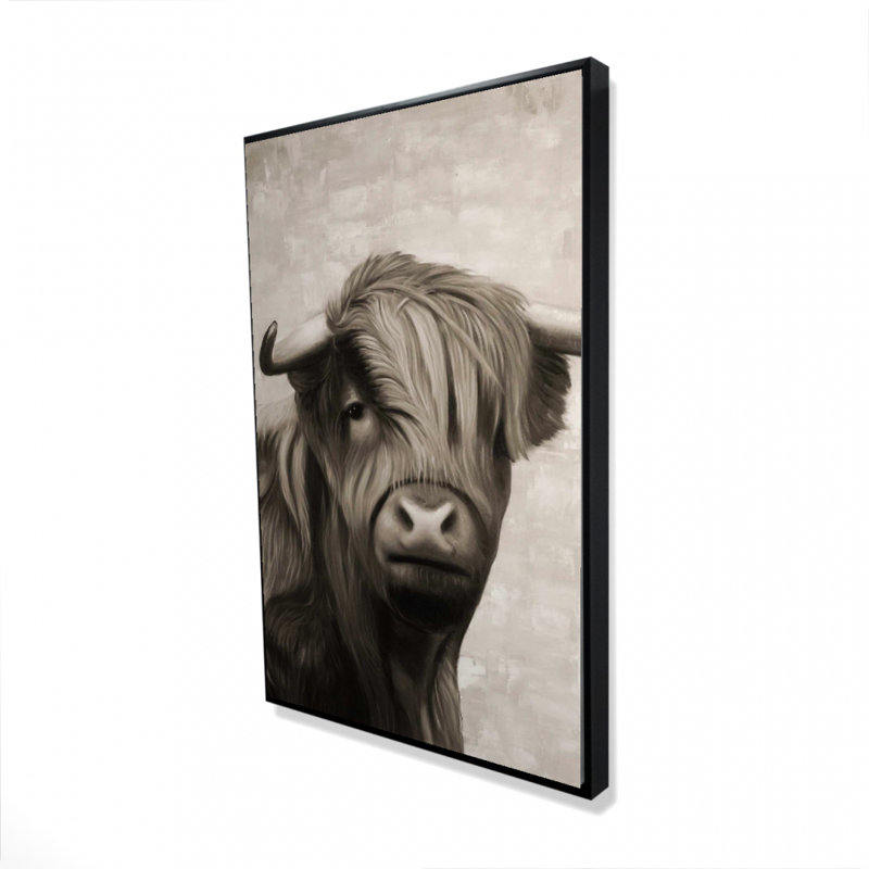 Reproduction sur toile Highland, H 36 po x l 24 po