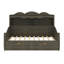 Lit de jour avec tiroirs de rangement, lit de jour en bois avec tablettes de rangement à 3 niveaux-1401868576