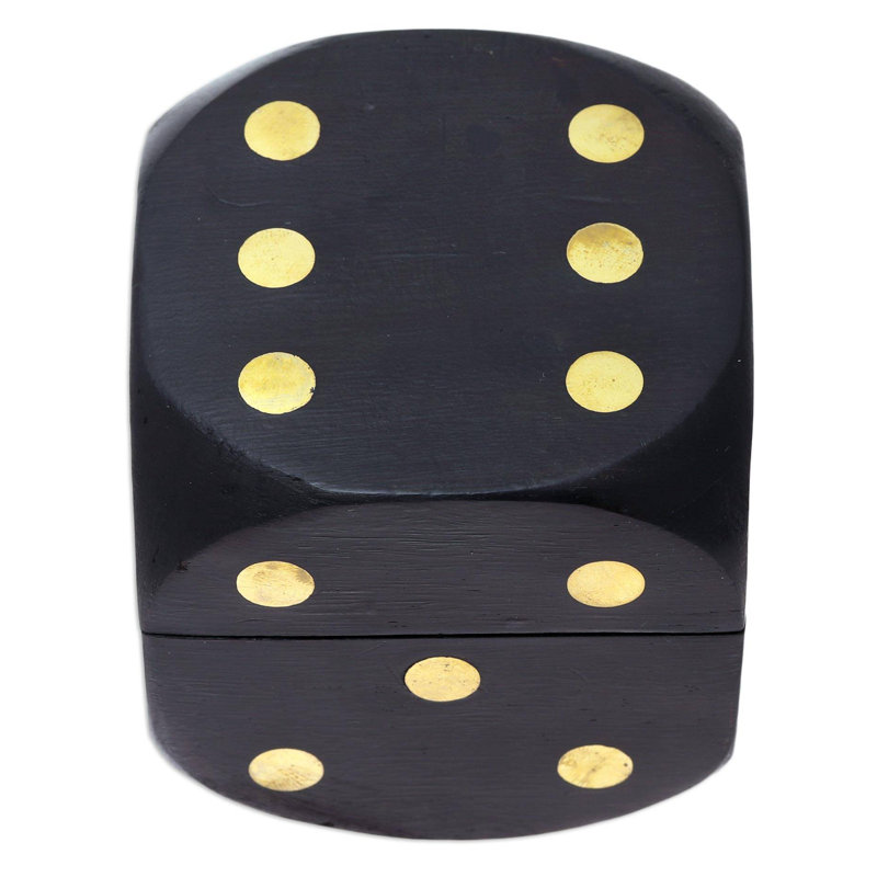 Boîte décorative en bois Cotler Elegant Dice