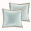 Collection d'édredon pour très grand lit 8 pièces - taies décoratives européennes de style transitionnel et 1 oreiller carré jaune, gris et taupe
