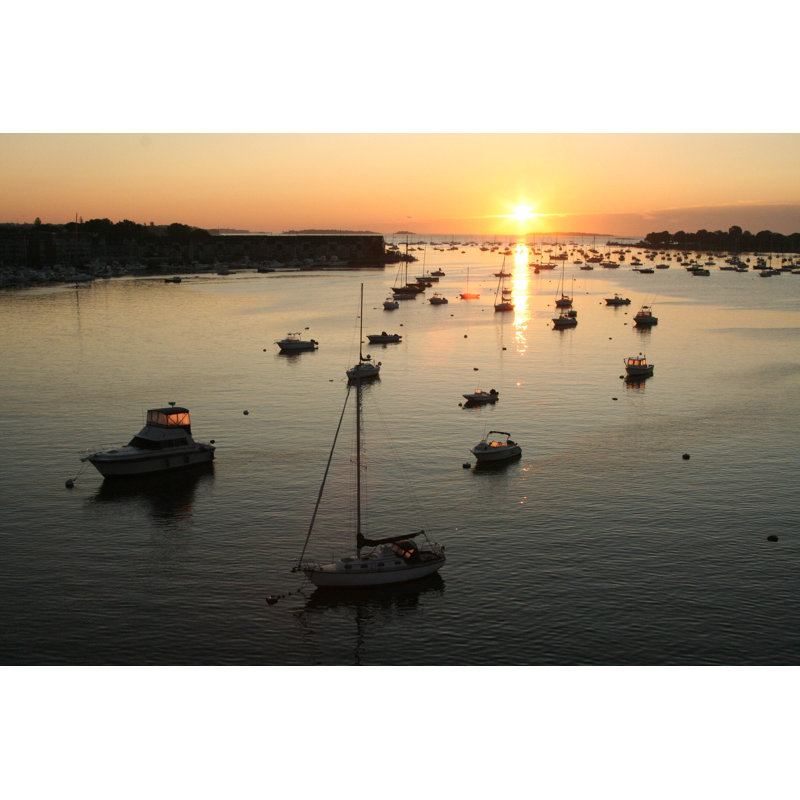 Beverly Harbor by Imagindiana - Wrapped Canvas Print, 51cm H x 76cm W x 3.8cm D