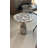 Calacatta Viola Mushroom Side Table I Handcrafted End Table