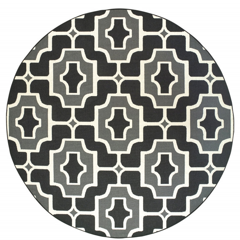 Tapis géométrique Witherell, Rond 7 pi 10 po