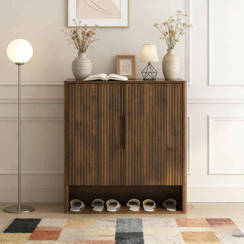 Armoire de rangement pour chaussures, Bois 1
