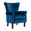 Fauteuil d'appoint rembourré capitonné avec tête de clou pour la chambre-1849896861