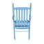 Chaise berçante en bois en bois bleu-130055700