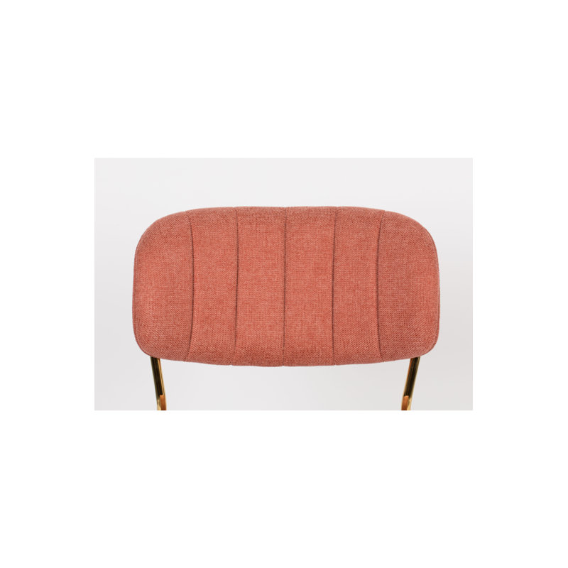 Jolien Upholstered Dining Chair, Pink, Gold
